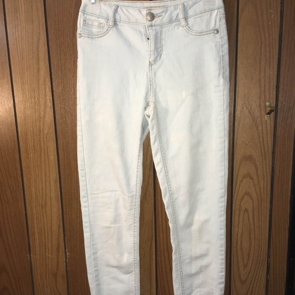 Light blue skinny jeans